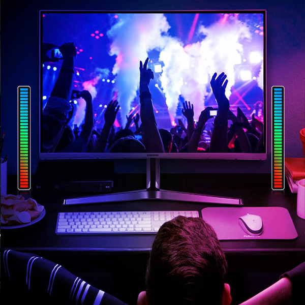 RGB Sese Duyarlı Taşınabilir Ekolayzer LED Çubuk  - 4