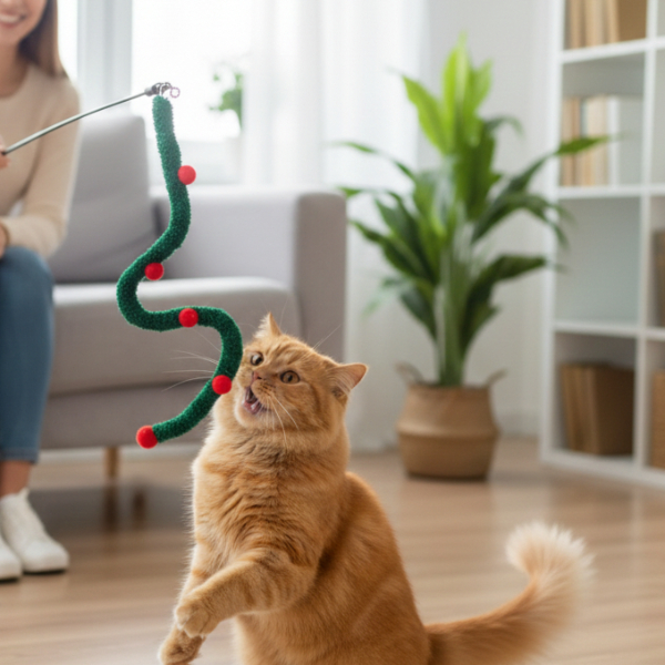 Süs Tasarımlı Kedi Oltası  - 2