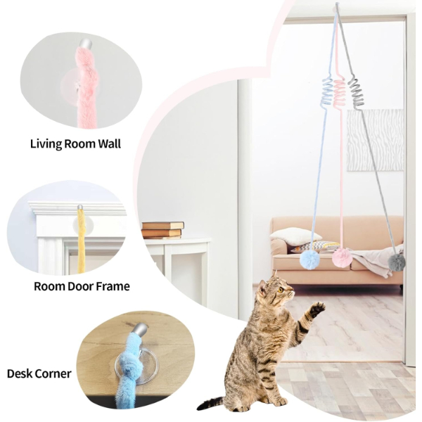 Elastik Yaylı Asılabilir Peluş Oyuncak - 3