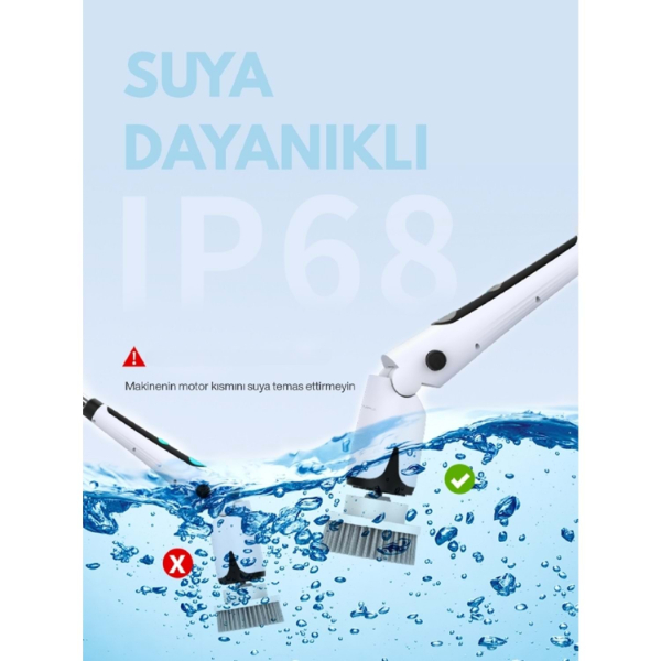 Portatif Şarjlı Temizleme Fırçası  - 4