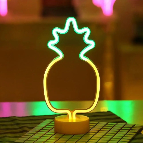 Ananas Neon LED Lamba  - 4