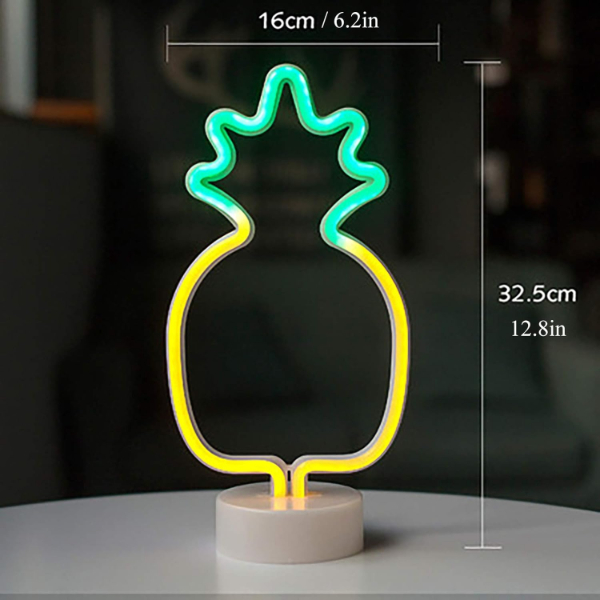 Ananas Neon LED Lamba  - 3