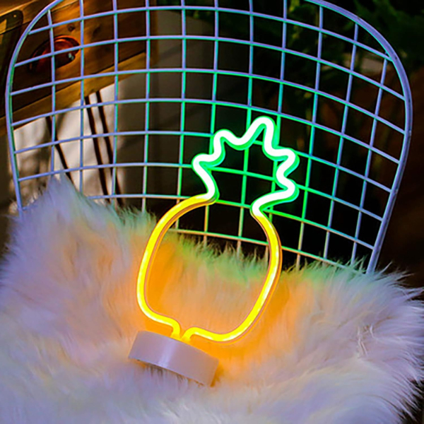 Ananas Neon LED Lamba  - 5