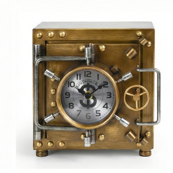 Kasa Tasarımlı Masaüstü Saat  - 3