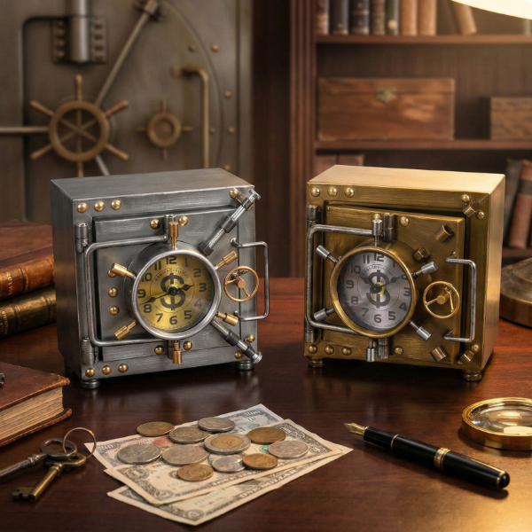 Kasa Tasarımlı Masaüstü Saat 