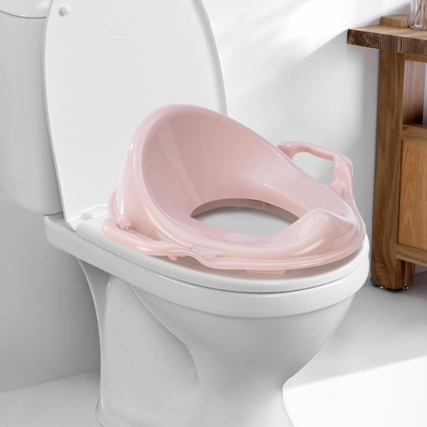 Pembe Kulplu Çocuk Klozet Adaptörü  - 3