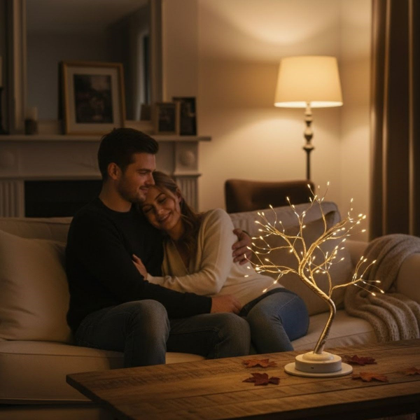 Masaüstü Peri LED Ağaç Lamba  - 4