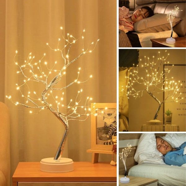 Masaüstü Peri LED Ağaç Lamba  - 5