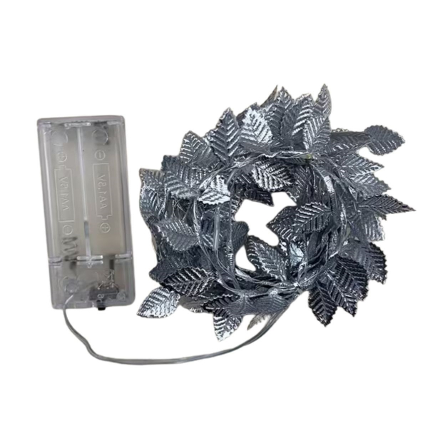 3 Metre Yaldızlı Gümüş LED Işık  - 2