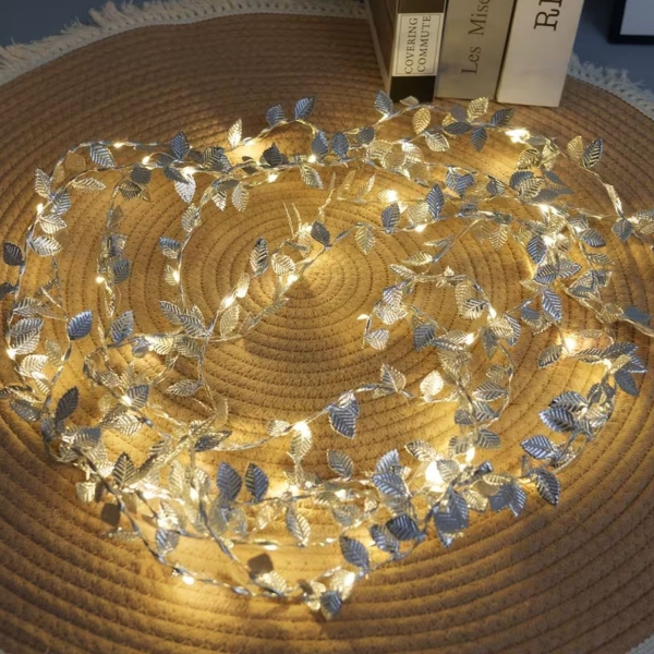 3 Metre Yaldızlı Gümüş LED Işık  - 4