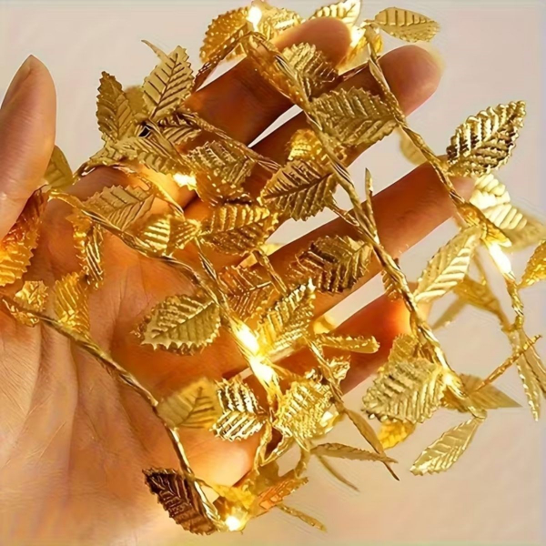 3 Metre Yaldızlı Gold LED Işık - 3