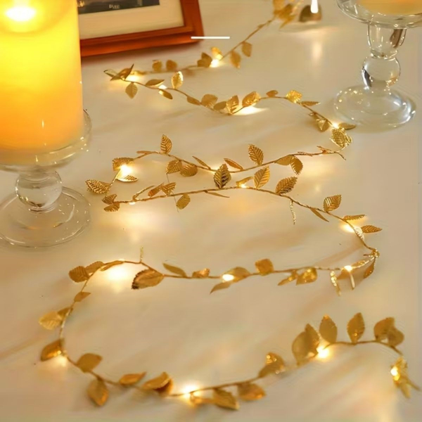 3 Metre Yaldızlı Gold LED Işık - 2