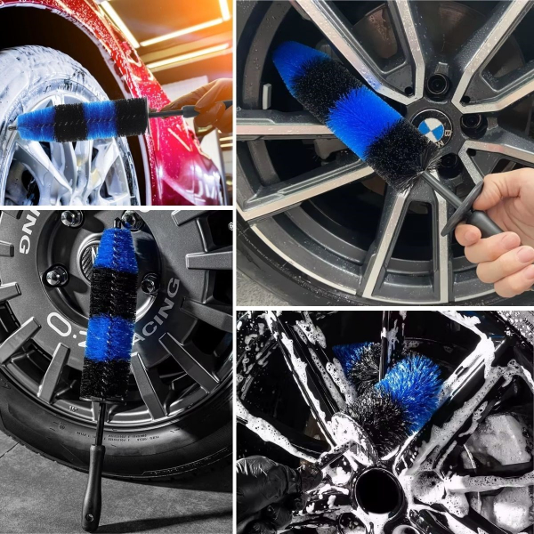 Ergonomik Saplı Jant ve Lastik Temizleme Fırçası - 5