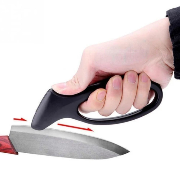 Ergonomik Paslanmaz Çelik Manuel Bıçak Bileme Aleti  - 2