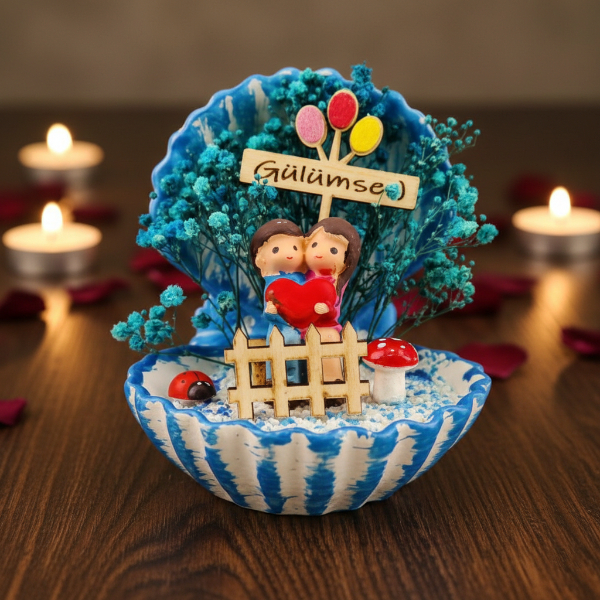 Mini Midye Teraryum - Özel Gün Hediyesi  - 5