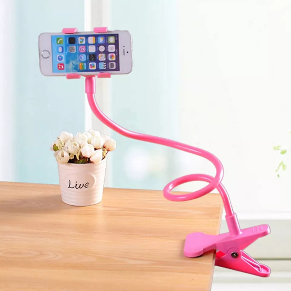 Pembe Renk Akrobat Telefon Tutucu Oynar Başlıklı  