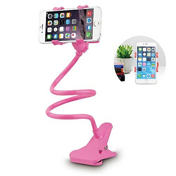 Pembe Renk Akrobat Telefon Tutucu Oynar Başlıklı   - 2