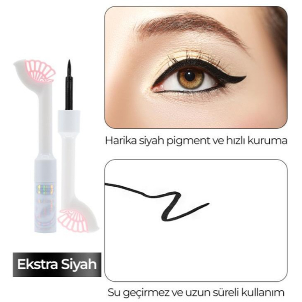 Yaprak Figürlü Eyeliner  - 3