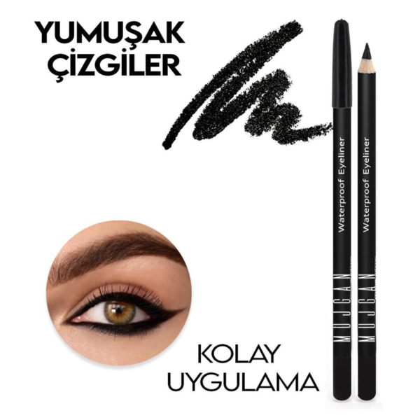 Siyah Waterproof Göz Kalemi  - 5