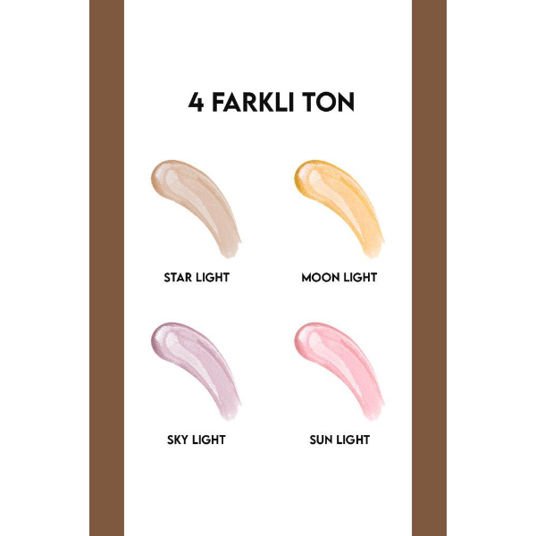 4'lü Likit Highlighter Aydınlatıcı Seti
