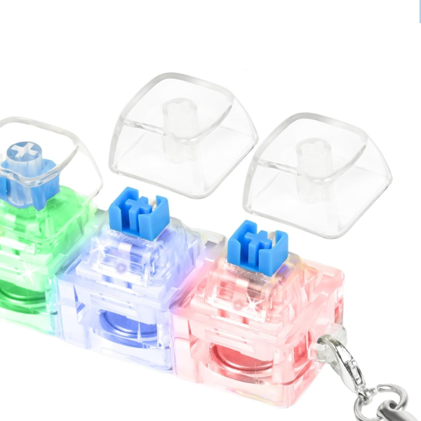 Işıklı Klavye Tuşu Switch Anahtarlık  - 4