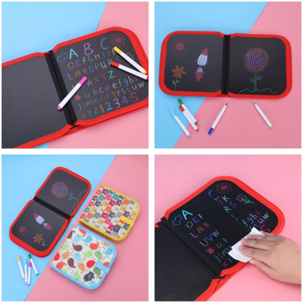 Temizlenebilir Renkli Çizim Defteri  - 5