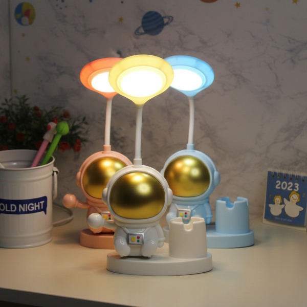 Astronot Masa Lambası Kalemlik  