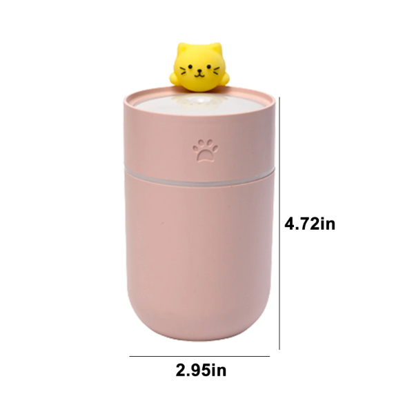 Isınan Kedi Mini USB Sessiz Hava Nemlendiricisi - 5