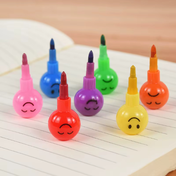 4'lü Emojili Yumurtlayan Boya Kalemi Seti  - 3