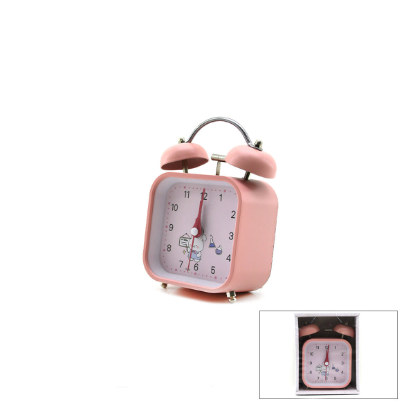 Renkli Kare Masa Çalar Saati - 4