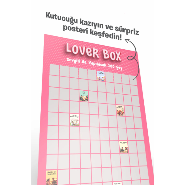 Sevgili ile Yapılacak 100 Şey - Kazı Kazan Posteri - 5