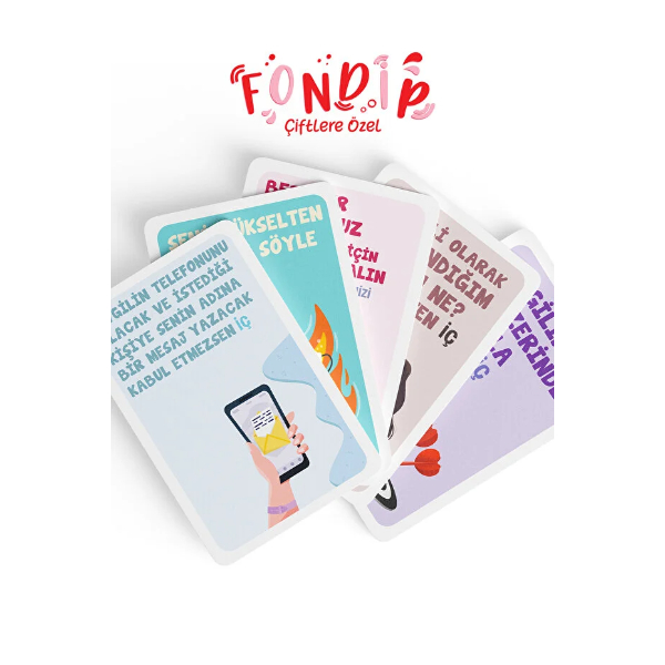 Fondip Çiftlere Özel Kart Oyunu - 5