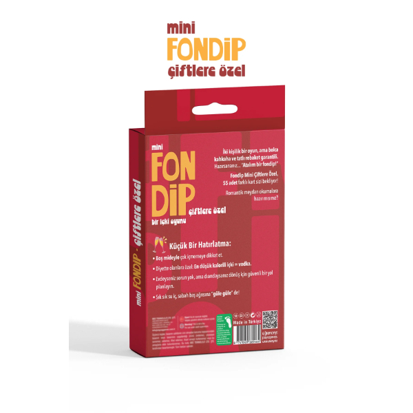Mini Fondip Çiftlere Özel Eğlenceli Kart Oyunu - 2