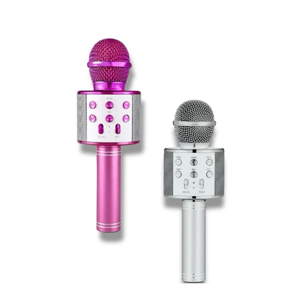 Kablosuz Hoparlörlü Bluetooth Karaoke Mikrofonu - 2