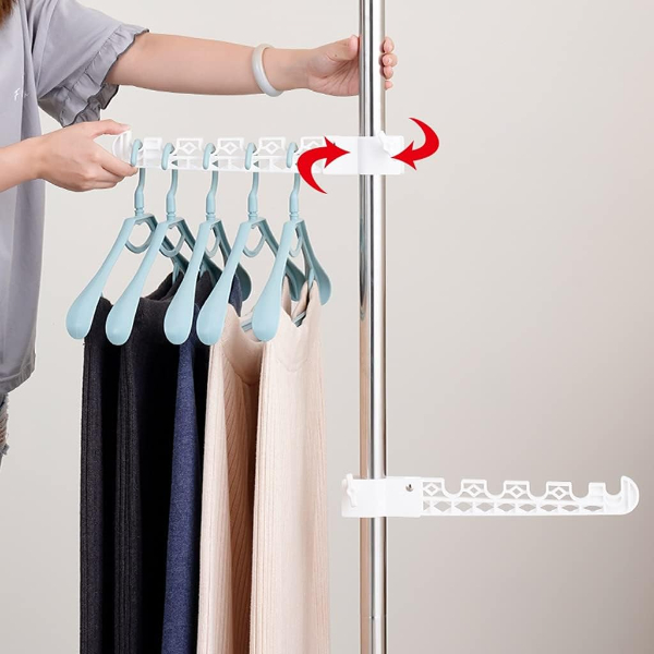 Teleskopik Giysi ve Çamaşır Askısı - 4