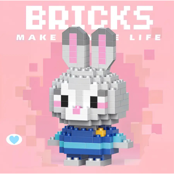 Bricks Zootropolis Judy Hopps Mini Tavşan Lego Figürü 