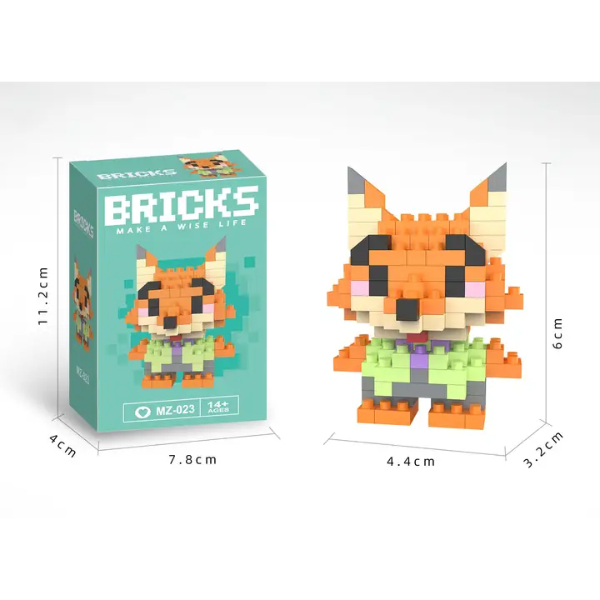 Bricks Zootropolis Nick Wilde Mini Lego Figürü - 2
