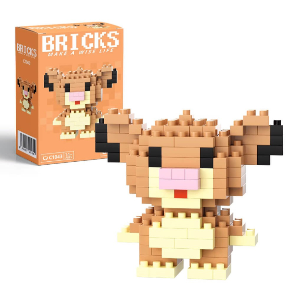 Bricks Aslan Kral Simba Mini Lego Figürü - 2