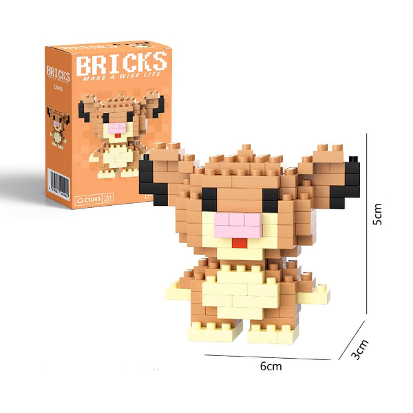 Bricks Aslan Kral Simba Mini Lego Figürü - 3