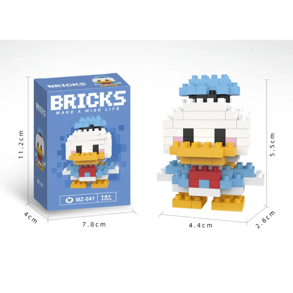 Bricks Donald Duck Mini Lego Figürü  - 3