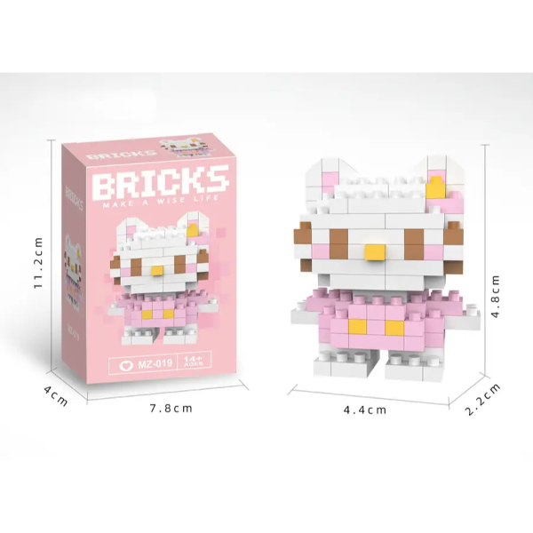 Bricks Hello Kitty Mini Lego Figürü - 3