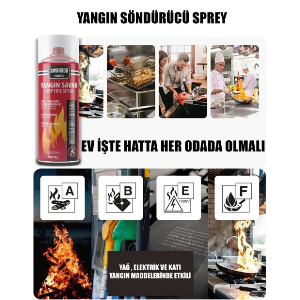  Yangın Savar Tüpü Sprey  - 2