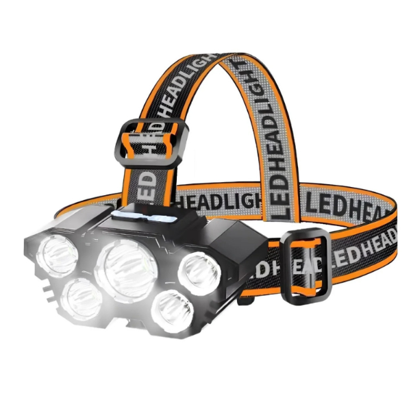 150W 5 LED Ultra Güçlü Kafa Lambası 