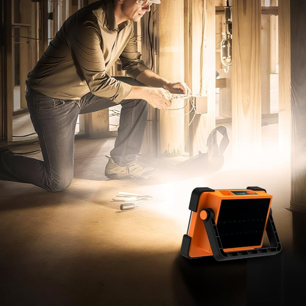 3600mAh Pil 4 Seviyeli Şarjlı Standlı LED - 4