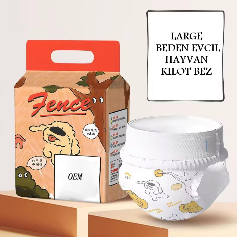Large Beden Evcil Hayvan Kilot Bez - Ultra Emici - Hızlı Kuruyan